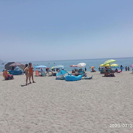 Apartamento Nerja 1ª linea de Playa de Burriana , terraza grande al mar Exterior foto